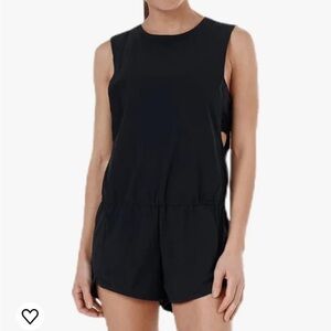 Hurley Women's Coastal Quick Dry Water Repellent Beach Cover-Up Romper